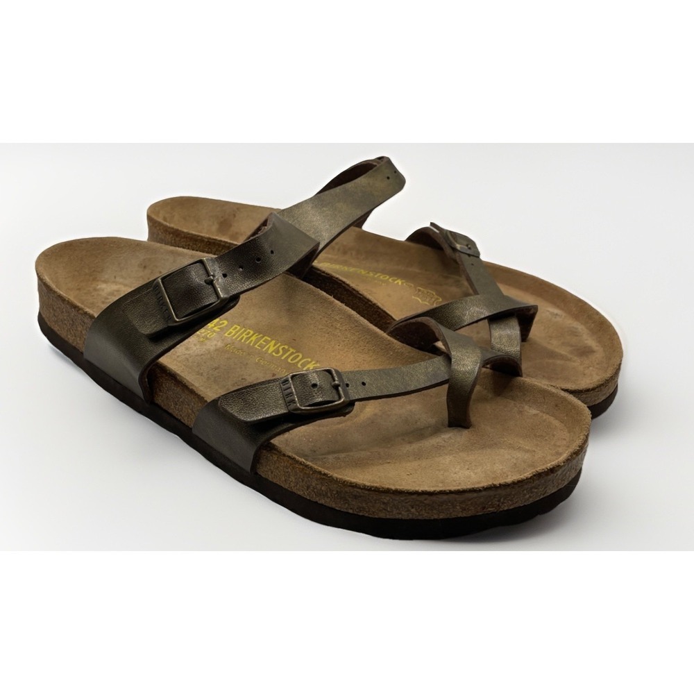 Birkenstock Mayari Toe Loop Strappy Sandals  Brown Bronze Size 42 Wmn 11